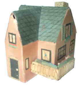 enlarge picture  - Spielzeug Haus Papier 194