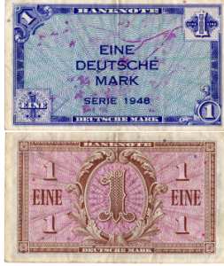 greres Bild - Geldnote 1948 B     DM  1