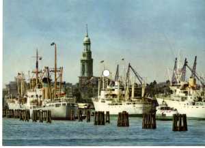 enlarge picture  - postcard record Hamburg