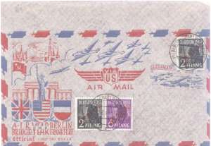greres Bild - Brief Luftbrcke JT  1949