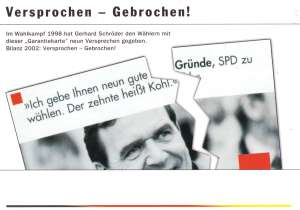 enlarge picture  - election folder CDU  2002