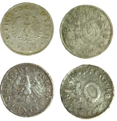 enlarge picture  - money coin 10 Pfennig