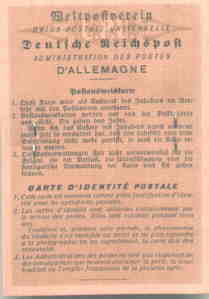 greres Bild - Ausweis Post 1944-1947