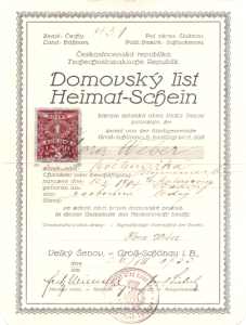 enlarge picture  - citizen certificate Czech
