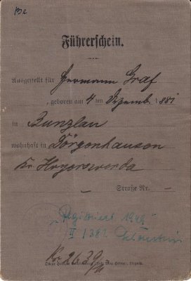 enlarge picture  - driving licence Liegnitz