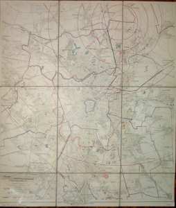 greres Bild - Landkarte Leipzig    1927