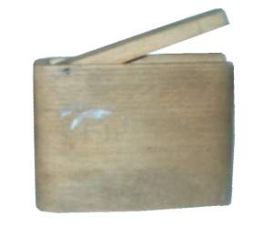enlarge picture  - cigarette case wood