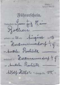 greres Bild - Fhrerschein 1933 Rochliz