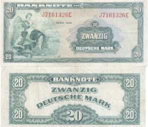 enlarge picture  - money banknote German 194