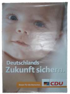enlarge picture  - election poster CDU 2005