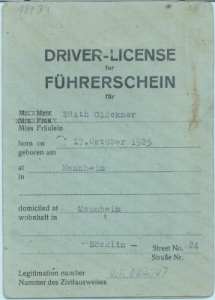 enlarge picture  - driving licence Mannheim
