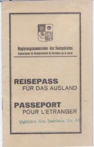 enlarge picture  - passport Saarland French