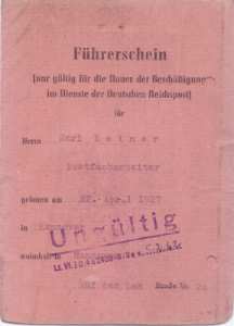 greres Bild - Fhrerschein 1948 Post