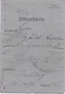 enlarge picture  - driving licence Zwickau