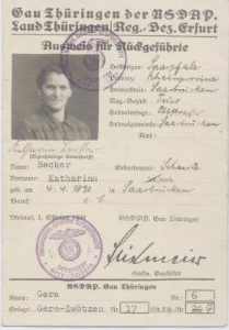 greres Bild - Ausweis Rckgefhrte 1939