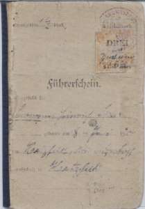 greres Bild - Fhrerschein 1924 Wiesbad