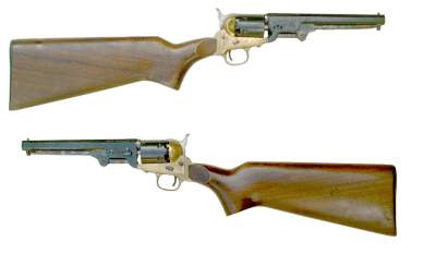 enlarge picture  - weapon revolver Colt rifl