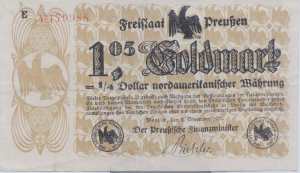 greres Bild - Geldnote 1923-1923 DR Gol