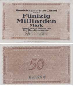 greres Bild - Geldnote 1923-1923 Cassel