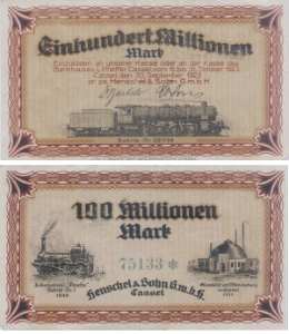 greres Bild - Geldnote 1923-1923 Hensch
