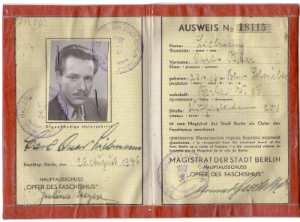 greres Bild - Ausweis NS Opfer SBZ 1946