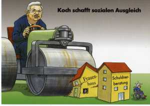 enlarge picture  - election postcard SPD Koc