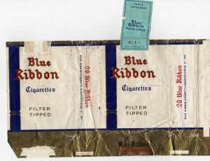 enlarge picture  - cigarette Blue ribbon box
