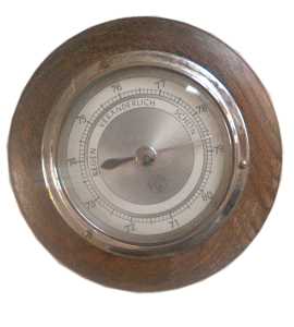 enlarge picture  - barometer wood