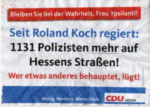 enlarge picture  - election pamphlet Hessen