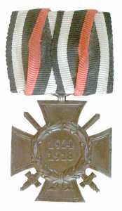 enlarge picture  - medal combatant cross WW1