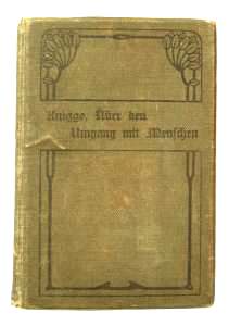 enlarge picture  - book Knigge behavior 1900