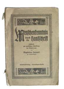 greres Bild - Buch Grafologie      1916