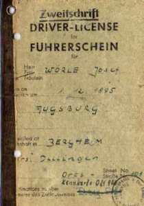 greres Bild - Fhrerschein 1946 Augsbur