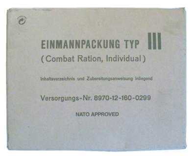 enlarge picture  - food army ration Bundesw.