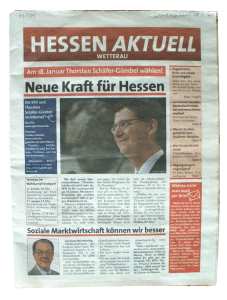 enlarge picture  - election magazine SPD 09