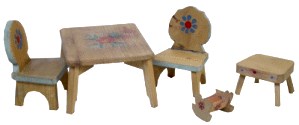 enlarge picture  - toy puppet house table