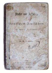 enlarge picture  - book school German   1874