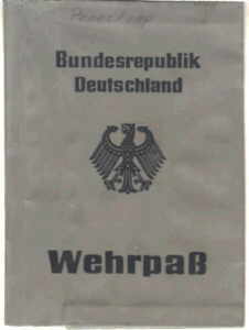 greres Bild - Wehrpa Bundeswehr   1973