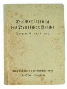 greres Bild - Verfassung Deutsches Reic