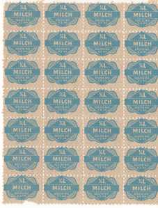 enlarge picture  - ration card milk     1944