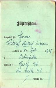 greres Bild - Fhrerschein 1924 Magdebu