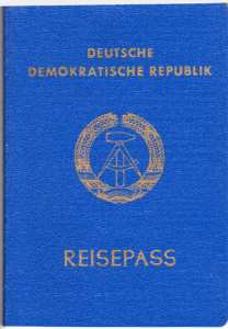 enlarge picture  - passport GDR 1989