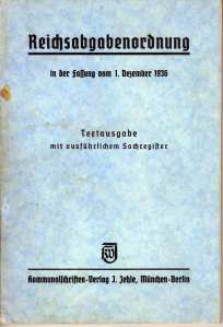 greres Bild - Buch Steuerrecht 1936