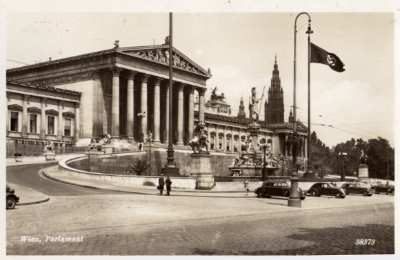 enlarge picture  - postcard Vienna 1938