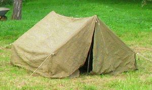 enlarge picture  - tent camping person