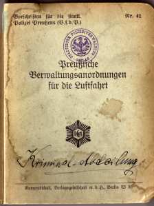 greres Bild - Buch Luftfahrt Recht 1929