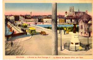 enlarge picture  - postcard Orleans France