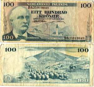 greres Bild - Geldnote Island 1961