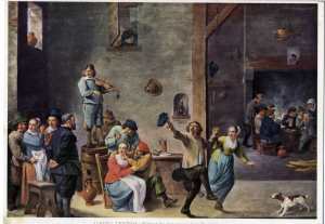 greres Bild - Postkarte Teniers Gemlde
