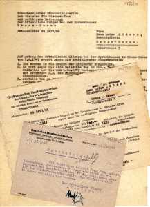 enlarge picture  - de-nazification documents